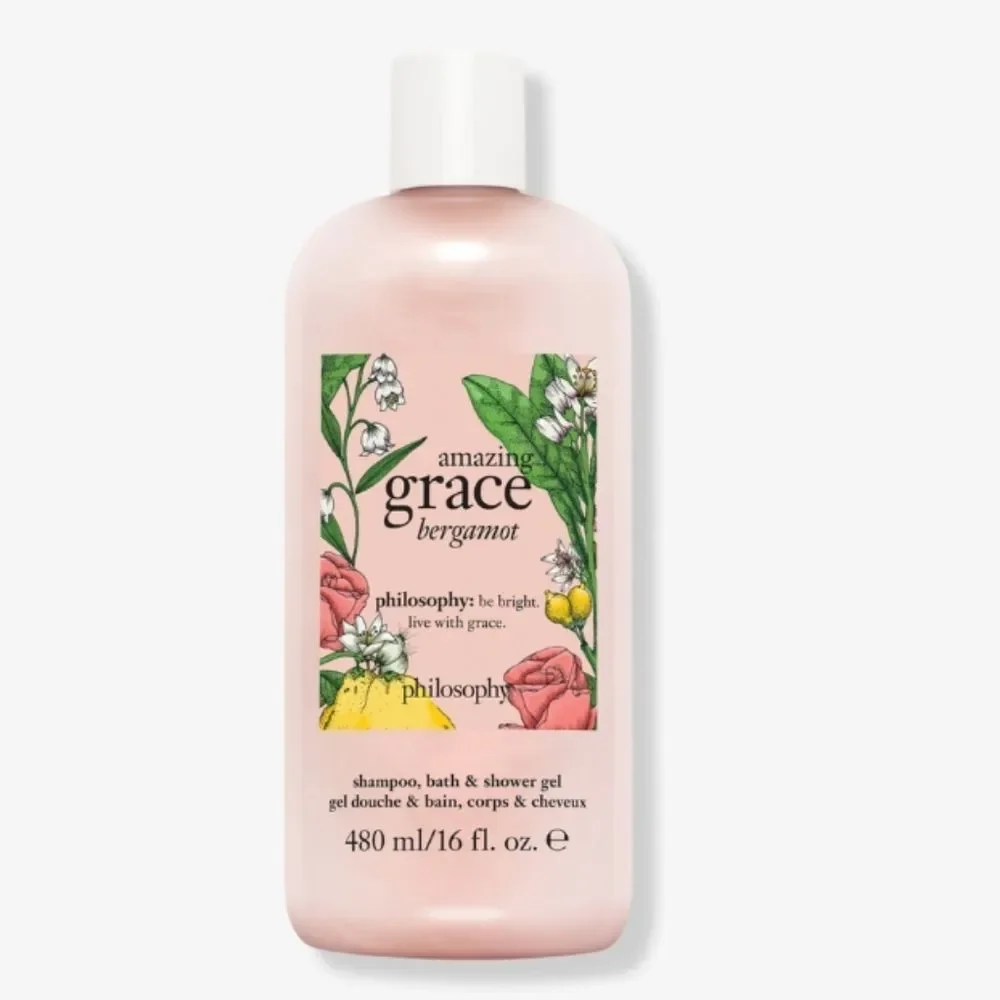 Philosophy‎ Amazing Grace Bergamont Shampoo, Bath,& Shower  Gel
